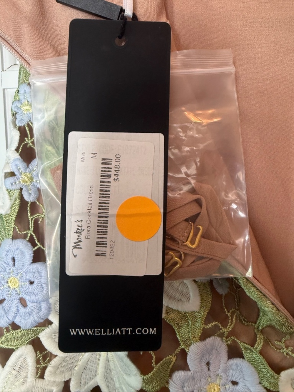 NWT Elliatt Floral Fringe Cocktail Dress - Picture 6 of 7